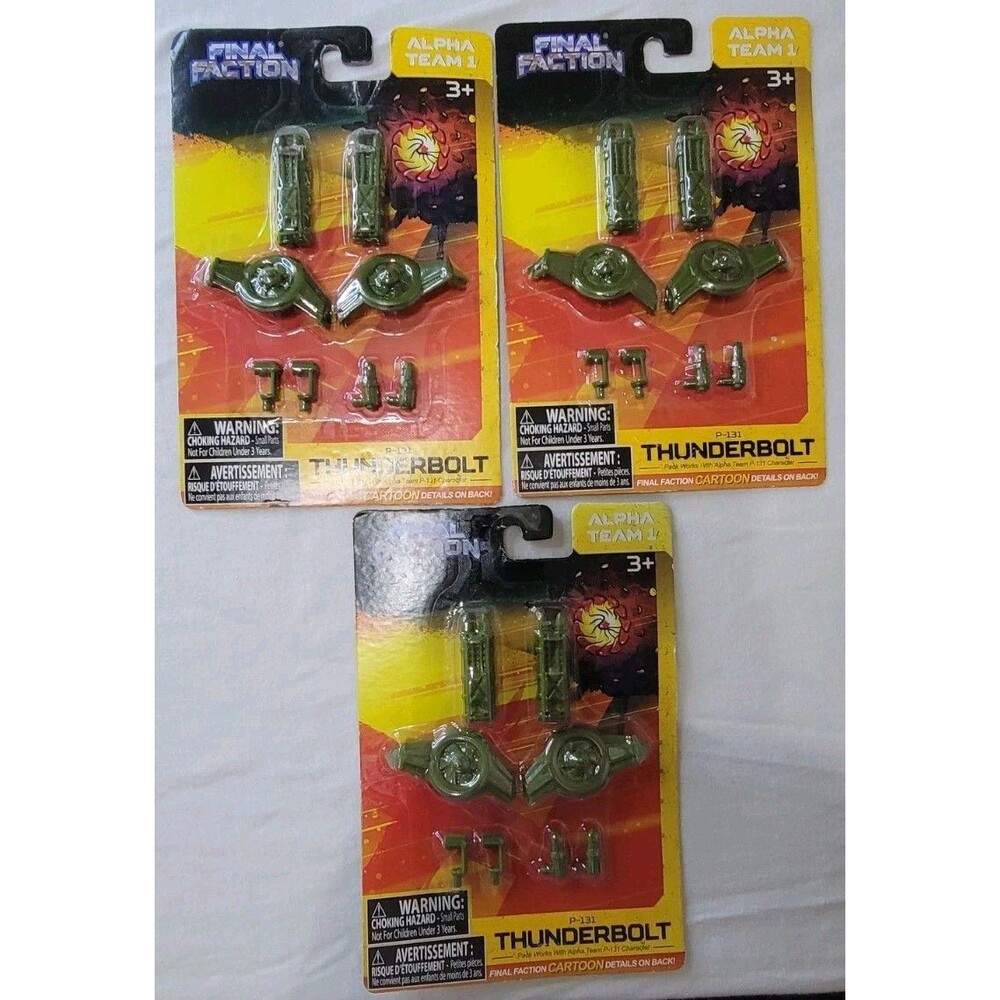 Final Faction-Accessories-Lot of 3 pcs Alpha Team 1 P-131